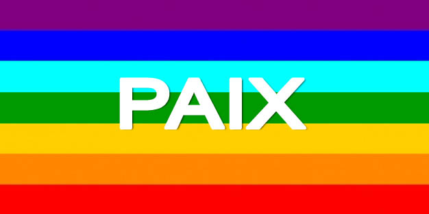 drapeau universel de la paix